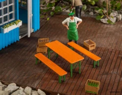 333222 Faller Pola-G Biertisch Und -bänke